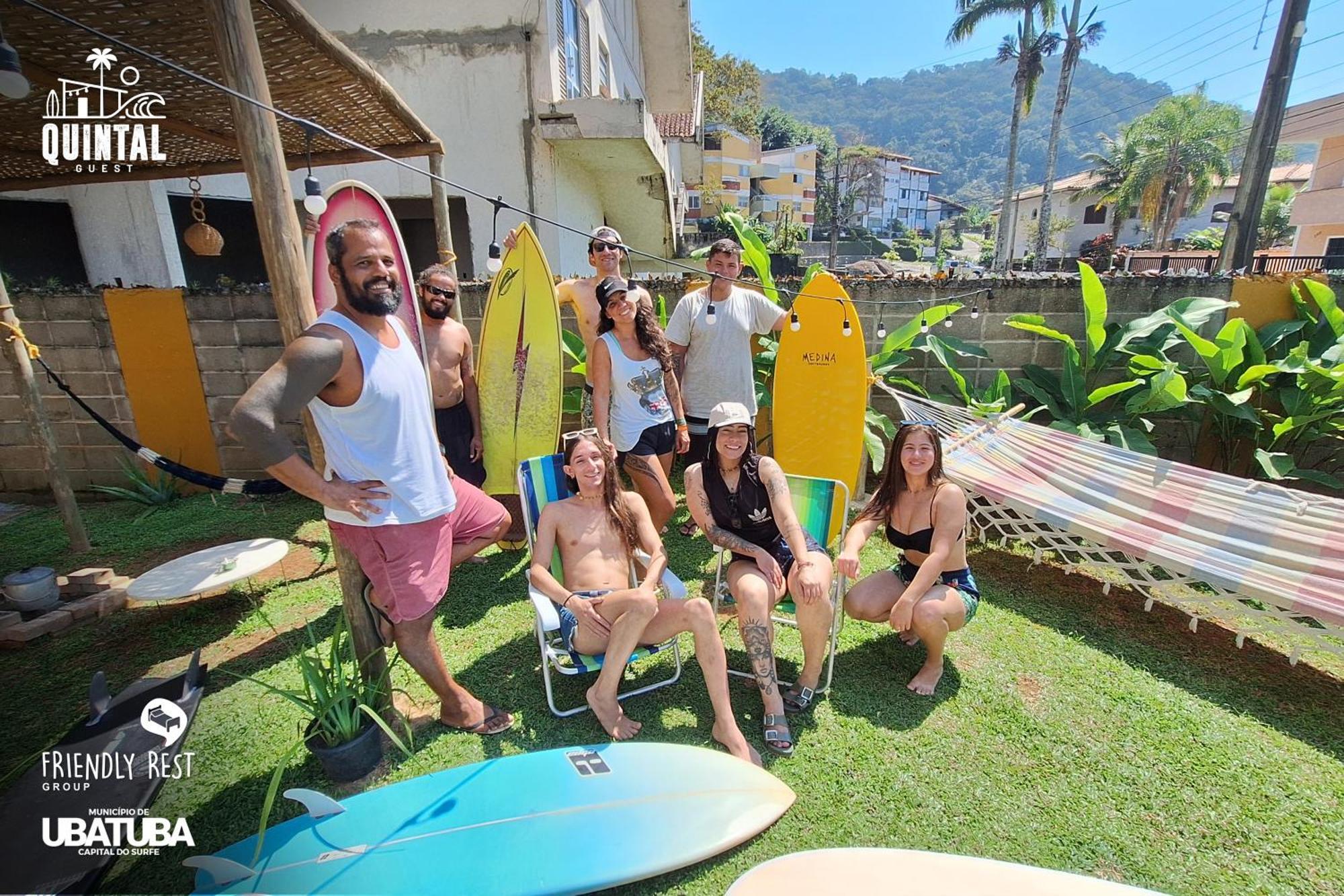 Hostel Quintal Guest Ubatuba - Pg Bagian luar foto