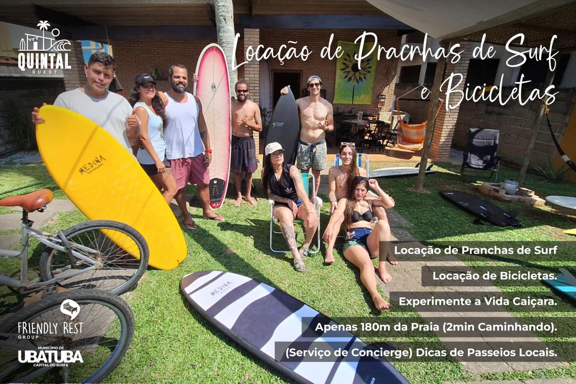 Hostel Quintal Guest Ubatuba - Pg Bagian luar foto